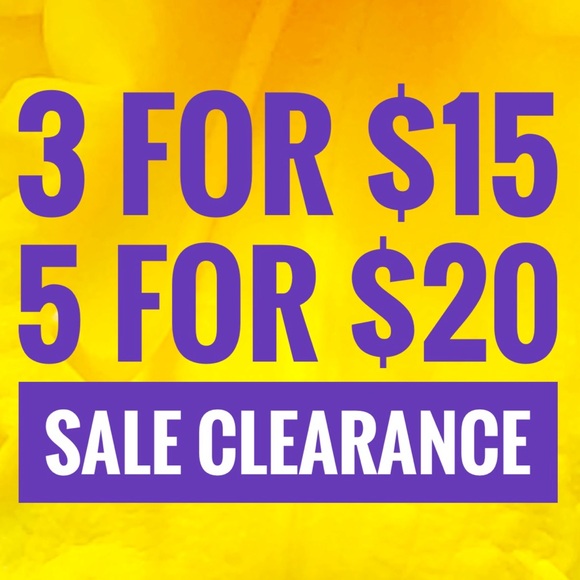 SALE CLEARANCE 3/$15 or 5/$20 - Picture 1 of 3